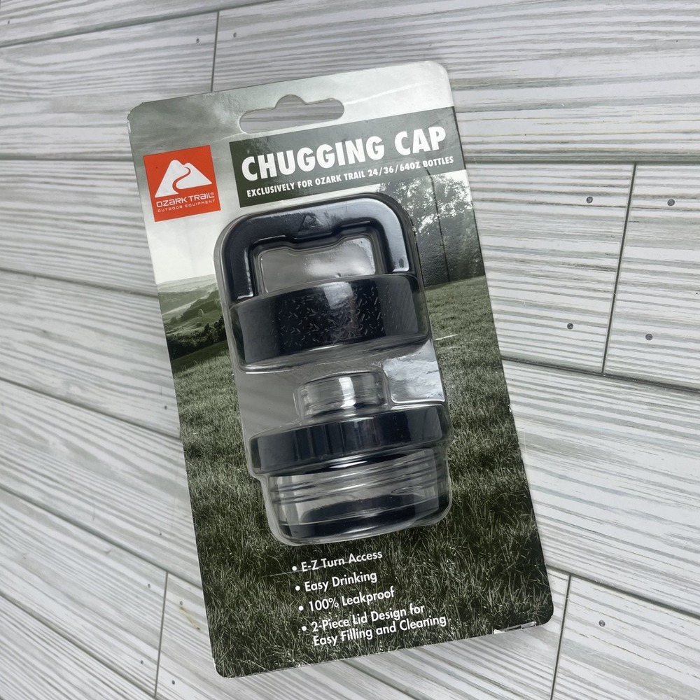 Ozark Trail Chugging Cap Lid Fits‎ 24/36/64 Oz Bottles 100% Leakproof E-Z Turn